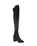 WOMAN'S SHOES BLACK PU BOOTS LUCY-86