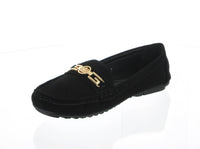 WOMAN'S SHOES BLACK SUEDE DOCKSIDE MABLE-1