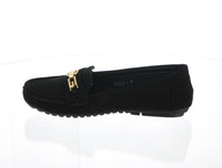 WOMAN'S SHOES BLACK SUEDE DOCKSIDE MABLE-1