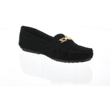 WOMAN'S SHOES BLACK SUEDE DOCKSIDE MABLE-1