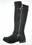 WOMAN'S SHOES BLACK PU BOOTS MANGO-21