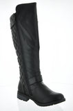 WOMAN'S SHOES BLACK PU BOOTS MANGO-21