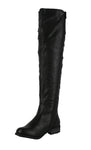 WOMAN'S SHOES BLACK PU BOOTS MANGO-55