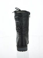 WOMAN'S SHOES BLACK PU BOOTS MANGO-61