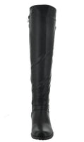 WOMAN'S SHOES BLACK PU BOOTS MANGO-L5