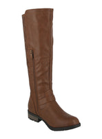 WOMAN'S SHOES TAN PU BOOTS MANGO-L7