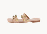 WOMAN'S SHOES NUDE PU SANDALS MAXI-1