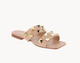 WOMAN'S SHOES NUDE PU SANDALS MAXI-1