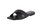 WOMAN'S SHOES BLACK PU SANDALS MEANING