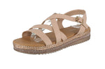 WOMAN'S SHOES BLUSH PU LEATHER SANDAL MERCIER-1