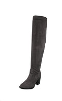 WOMAN'S SHOES GREY SUEDE BOOTS MOLLY-22