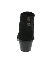 WOMAN'S BOOTIES BLACK SUEDE PU MONTANA-03X