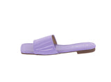 WOMAN'S SHOES PURPLE PAT SANDALS MULE-3