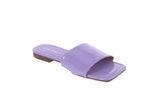 WOMAN'S SHOES PURPLE PAT SANDALS MULE-3