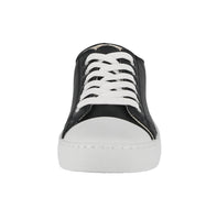 WOMAN'S SHOES BLACK PU LEATHER TENNIS SNEAKERS NARNIA-03