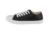 WOMAN'S SHOES BLACK PU LEATHER TENNIS SNEAKERS NARNIA-03