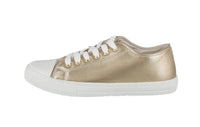 WOMAN'S SHOES GOLD PU LEATHER TENNIS SNEAKERS NARNIA-03