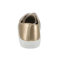 WOMAN'S SHOES GOLD PU LEATHER TENNIS SNEAKERS NARNIA-03