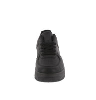 WOMAN'S SHOES BLACK PU LEATHER TENNIS NELSON-5