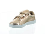 KID'S SHOES METALLIC ROSE GOLD TENNIS SNEAKERS NEVIS