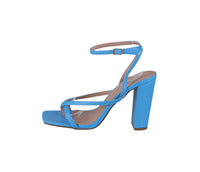 WOMAN'S SHOES BLUE PU HEELS NILE-5