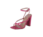 WOMAN'S SHOES FUCHSIA PU HEELS NILE-5