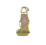 WOMAN'S SHOES LIME PU HEELS NILE-5