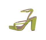 WOMAN'S SHOES LIME PU HEELS NILE-5