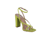 WOMAN'S SHOES LIME PU HEELS NILE-5