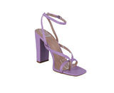 WOMAN'S SHOES LAVANDER PU HEELS NILE-5