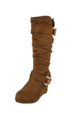 WOMAN'S SHOES TAN SUEDE BOOTS NORITA-68