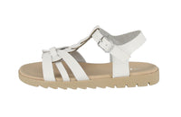 KID'S SHOES WHITE PU LEATHER SANDALS OLIVIA-02K