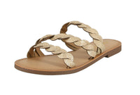 WOMAN'S SHOES SNAKE PU LEATHER SANDALS PADDLE