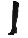 WOMAN'S SHOES BLACK SUEDE BOOTS PARIS-1