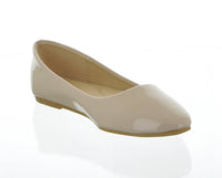 WOMAN'S SHOES NUDE SUEDE FLATS PHASE-7