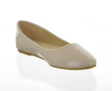 WOMAN'S SHOES NUDE SUEDE FLATS PHASE-7