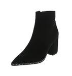 WOMAN'S BOOTIES BLACK SUEDE PU PLANNER-01X