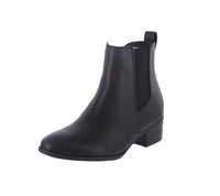 WOMAN'S SHOES BLACK PU BOOTIES PLANO-3