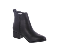 WOMAN'S SHOES BLACK PU BOOTIES PLANO-3