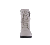 BABY'S SHOES WHITE PU BOOTS POET-1A