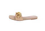 WOMAN'S SHOES NUDE PU SANDALS PRIDE-1