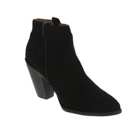 WOMAN'S BOOTIES BLACK SUEDE PU PRISM-01