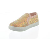 KID'S SHOES UNICORN GLITTER TENNIS SNEAKERS RANGE-8K