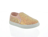 KID'S SHOES UNICORN GLITTER TENNIS SNEAKERS RANGE-8K