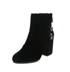 WOMAN'S BOOTIES BLACK VELVET RANNEL-11X