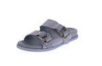 WOMAN'S SHOES SKY/LIGHT BLUE PU/METALLIC SANDALS RATHER