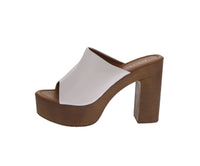 WOMAN'S SHOES WHITE PU WEDGE HEELS RAVELL-1