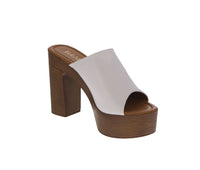 WOMAN'S SHOES WHITE PU WEDGE HEELS RAVELL-1