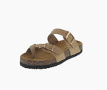 KID'S SHOES NATURAL SUEDE SANDALS REALNICE-511K