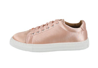 WOMAN'S SHOES BLUSH SATIN TENNIS SNEAKERS REBA-161C